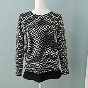 Black and White Women's Top